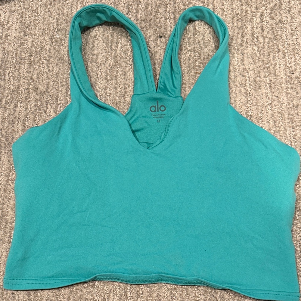 ALO Yoga Turquoise Tank Top